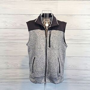 Sonoma Men's black grey vest Size M